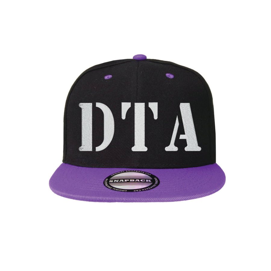 DTA Snapback Two-Tone Flat Bill Hat