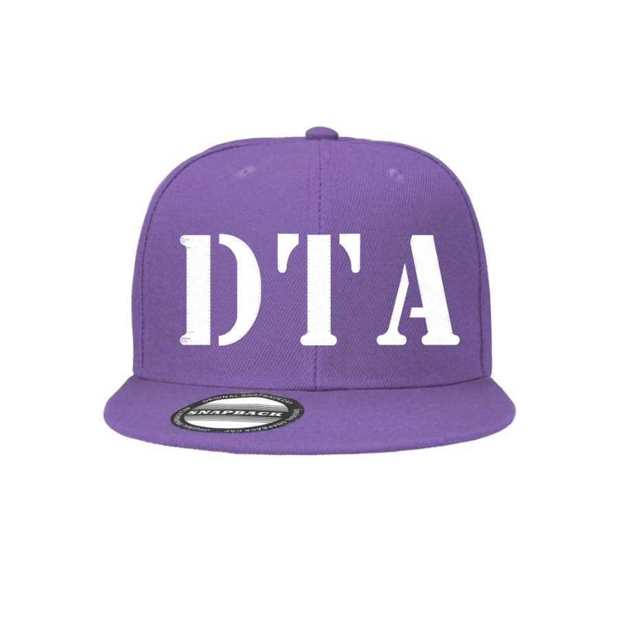 DTA Snapback Flat Bill Hat