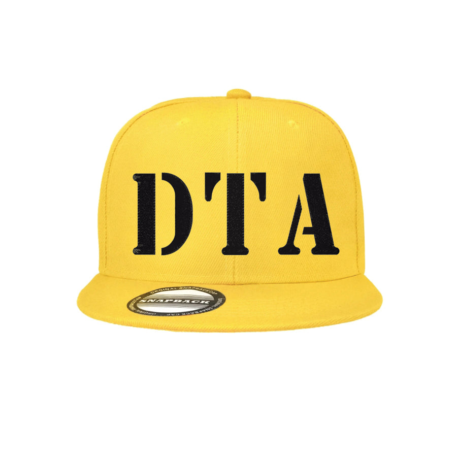 DTA Snapback Flat Bill Hat