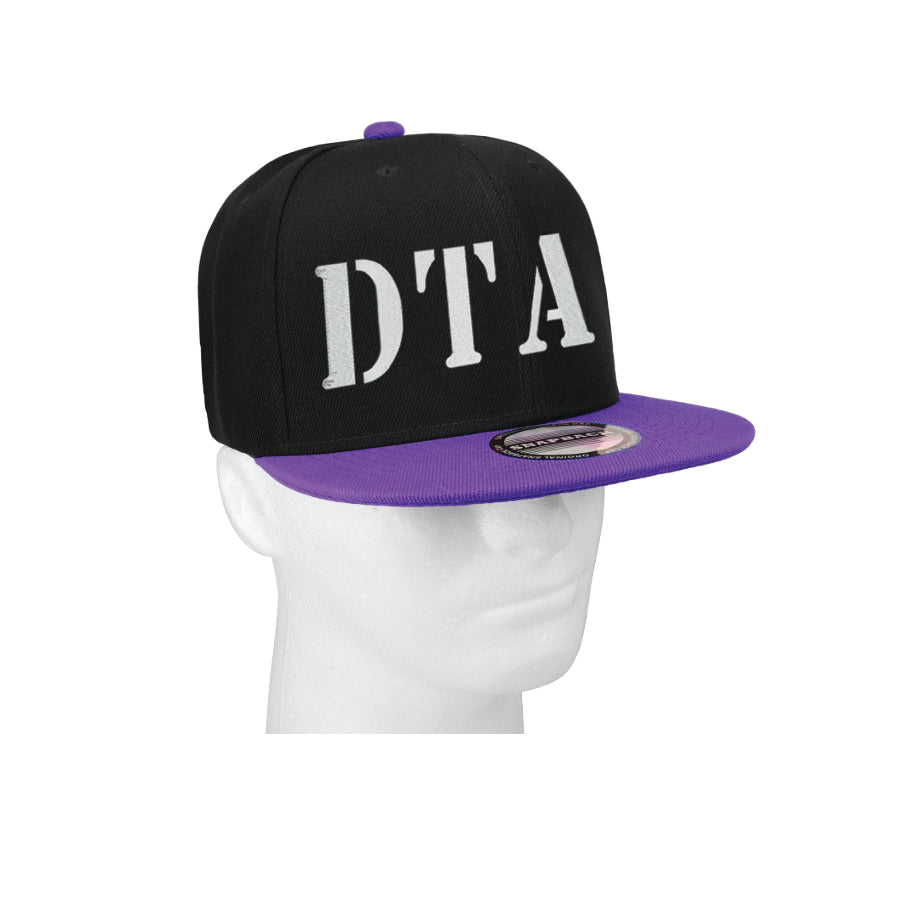 DTA Snapback Two-Tone Flat Bill Hat