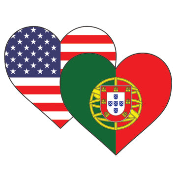 American and Portuguese Hearts