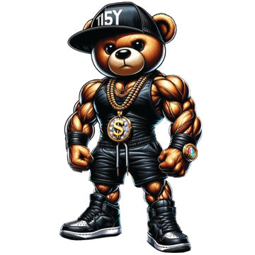 Gym Fitness Hip Hop Teddy Bear