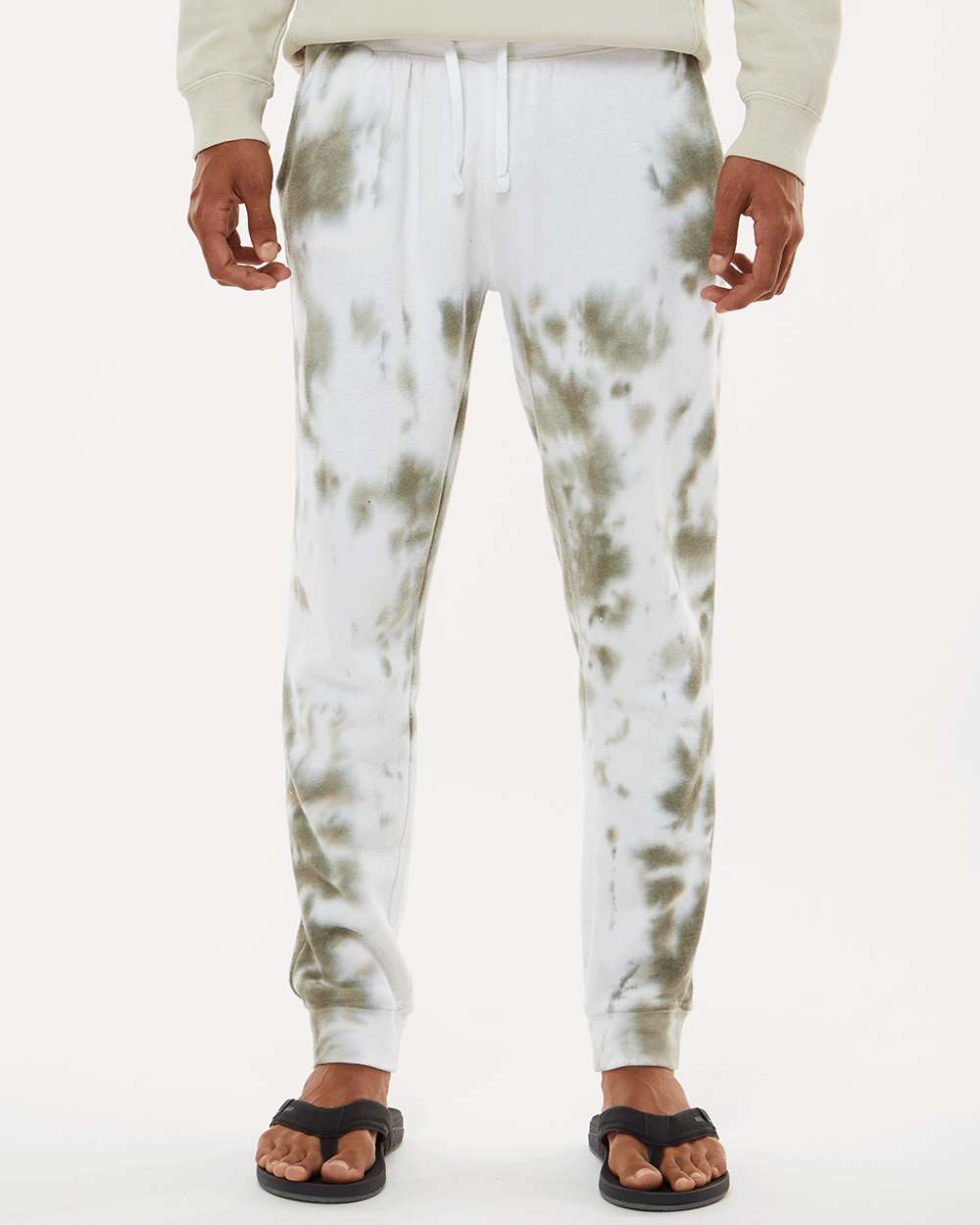 Tie-Dyed Fleece Joggers