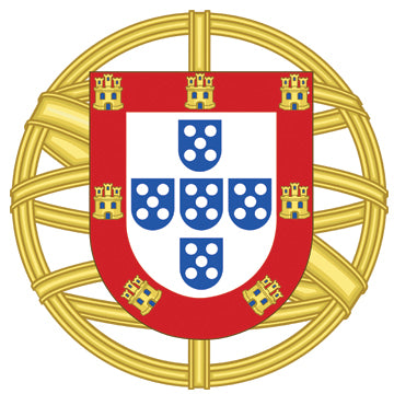 Portugal Coat of Arms with Sphere