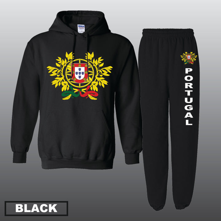 Coat of arms of Portugal with laurel branches sweatsuit