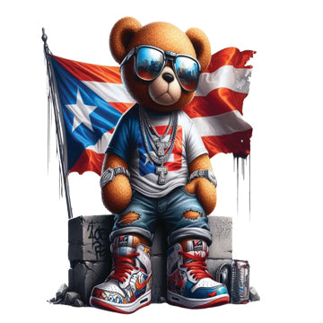 Team Puerto Rico Flag Teddy