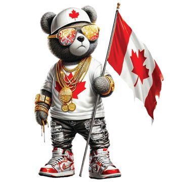 Team Canada Flag Teddy